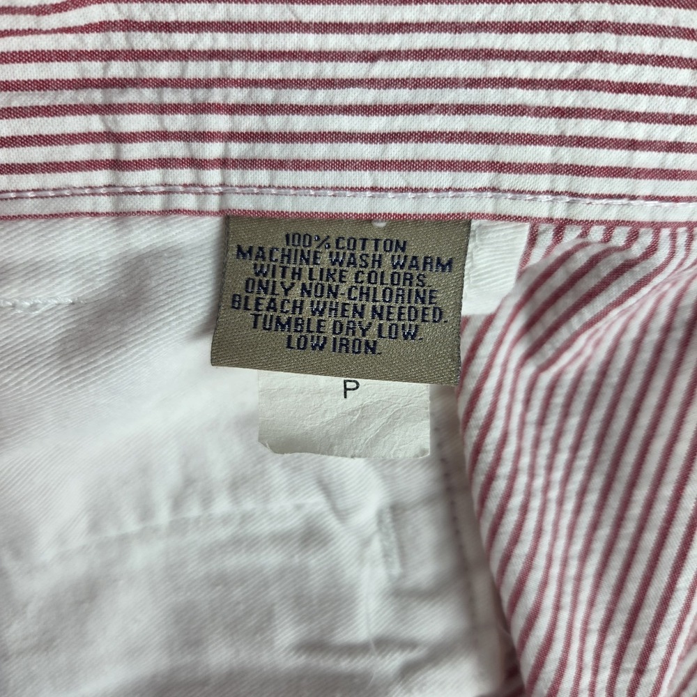 Bills Khakis Parker Seersucker Red Stripe Pants Mens 42 Made In USA Standard Fit - Picture 7 of 13